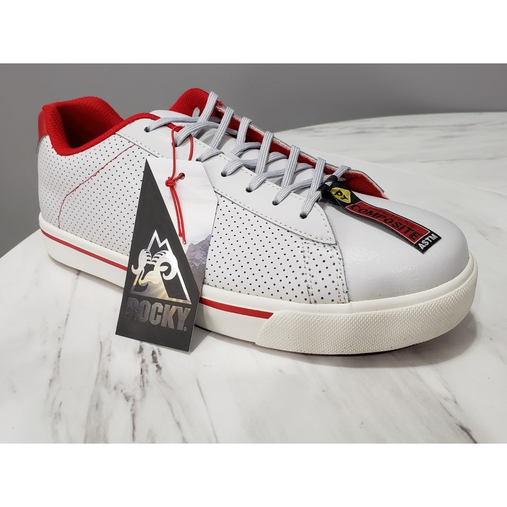 NEW Men's Size 10 ROCKY SR CASUAL Leather Nano Comp Toe WORK SHOES RKK407ZA